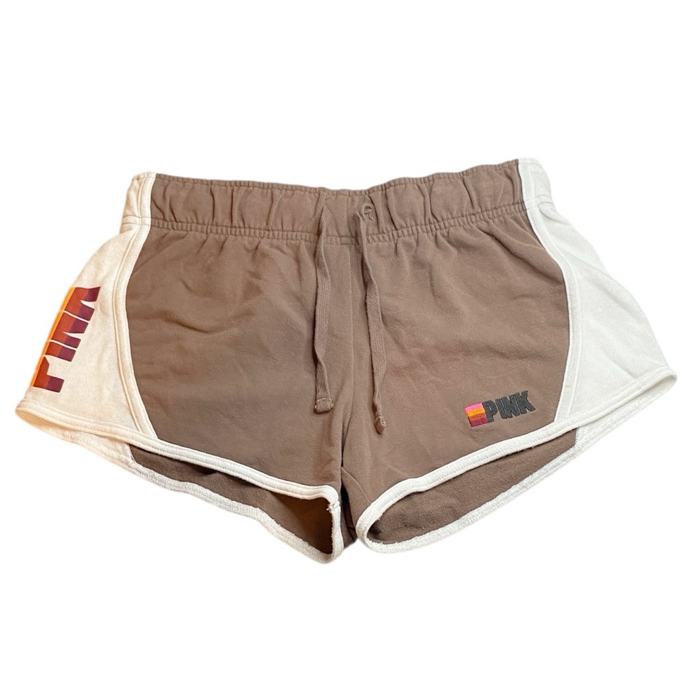 Victoria’s Secret PINK Y2K Colorblock Dolphin Shorts XS Retro Logo